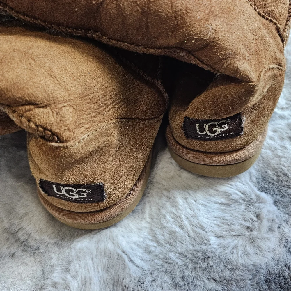 UGG Brown Suede Boots Size 9 AS IS